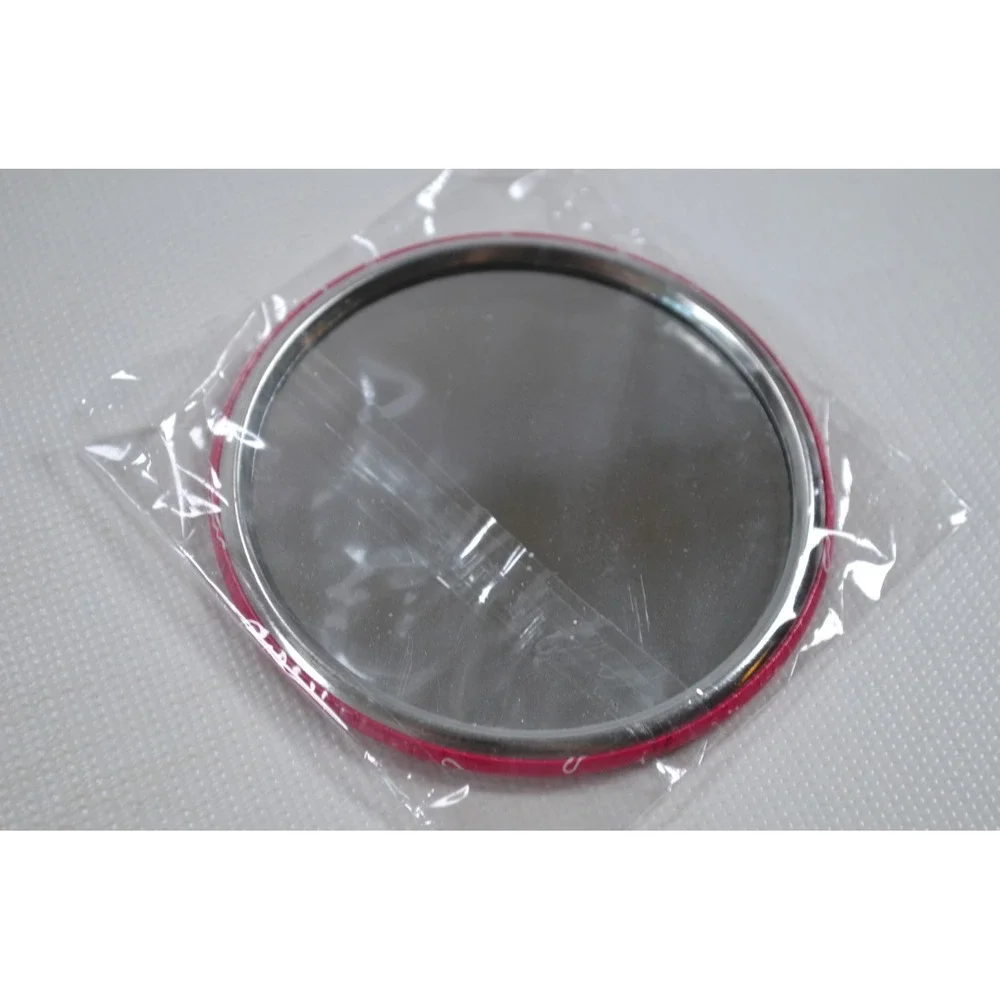 Beauty Brands Round Travel Makeup Mirror Pink w/ Bobbie Pins 2‎ 3/4